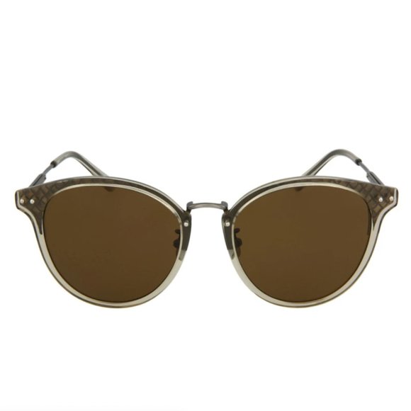 Bottega Veneta Unisex Havana Round Sunglasses! main image 4